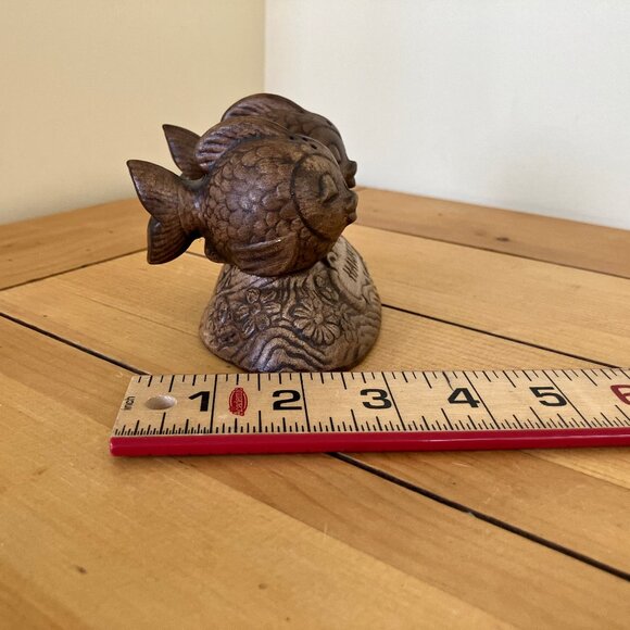 Tropical Fish Salt & Pepper Shakers Hawaii Base Vintage Treasure Craft Tiki Bar - Picture 5 of 7